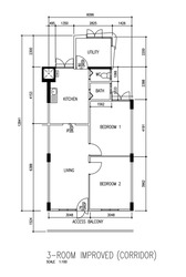 Blk 225 Lorong 8 Toa Payoh (Toa Payoh), HDB 3 Rooms #211181081